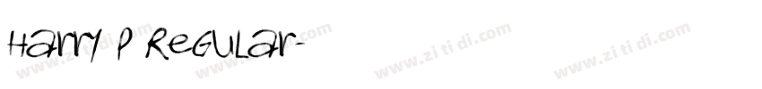 Harry P Regular字体转换